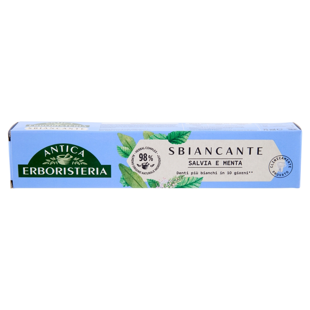 Antica Erboristeria Dentifricio Sbiancante Salvia e Menta 75 ml